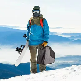 Outdoorowe buty narciarskie Travel Duże sporty zimowe narciarskie plecak wodoodporny sprzęt narciarski snowboardowa torba do przechowywania torby na łyżwa