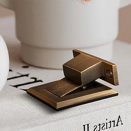 Dooroom Brass Magnetic Door Stopper Бесплатная наклейка с скрытыми дверными держателями.