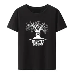 Halloween camisa casual tops sematary eu amo assombrado monte de tendência popular camiseta do coração masculino mulheres de manga curta camisetas gráficas