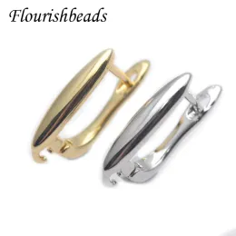 Fissale per filo auricolare in oro liscio ganci per orecchini di base Shvenzy per gioielli fai -da -te fatti a mano che producono accessori 30pcs/lotto