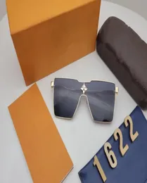 Luxur Top Quality Classic Pilot 1622 Cyclone Sunglasses Designes Brand Fashion Mens Womens Sun Glases Eyewear Metal Glass Lenses 5930000