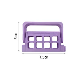 1PCS Dental Endo Arquivos Holder 16 Buracos com Record Rulers 5 Cores Endo Stand Bandeja para Endodontic K H R Arquivos Organizador Endo Caixa