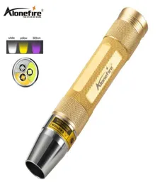 Alone Fire Sv320 Przenośna mini biżuteria Jade Glare 365NM LED Flash Light Ligh1683835