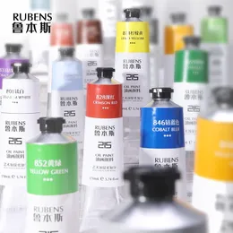 Paul Rubens Cores de tinta a óleo 170 ml grandes tubos de capacidade para artistas estudantes iniciantes, desenhando pigmentos de suprimentos de arte mais rápidos