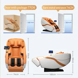 Back Walk Zero Gravity Electric Full Body Massage Chair Electric Soffa Professional Shiatsu Back Relaxerande gungande bärbar smart