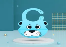 Детский силиконовый нагрудник младенец мультфильм водонепроницаемые нагруды