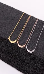 X8-307a Japanese and Korean Temperament Mini Small Double t Short Necklaces Fashionable Simple Face Clavicle Chain Women3181868