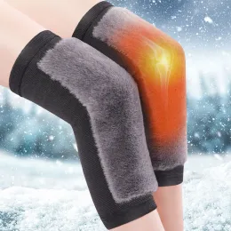 Animais Mangas de joelho para homens fofos térmicos Knee Braces Aquecedores da perna As joelheiras macias de inverno mangas da perna mais quentes para andar de ciclismo de esqui