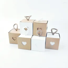 Prezent Wrap European Style Candy Boxes Plax Paper Papier Kraft Zestaw ślubu urodzin
