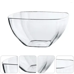 Bowls Salad Bowl Large Capacity Mixing Plastic Soup Dessert Vegetable Acrylic Serving Mini Foods