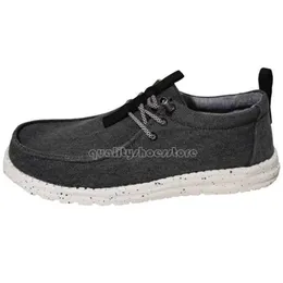 Lässige Schuhe Hey Typ Dudes Womens Wendy Casual Summer Ehepaar Slip-on-Schuhschuhe trendige Herren-Leinwand Sets Füße Faule Menschen auf Frauen bequemes leichtes Gewicht 127