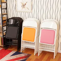 Simple Backrest Home Home Chair Набор из 6 портативных и практических обивших
