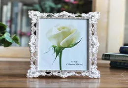 Metal Modern Style Po Frame Diamond Diamond Vester Picture Gifts Creative Gifts New Desktop PO Frames Home Decoration29741137161164