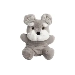 Nowy projekt pluszowy zabawki dla psów Pchane Schnauzer Animals Hurtowe 13 cm Pluszowe zabawki zwierzęce dla dzieci i dorosłych lalki prezentowe