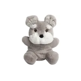 Neues Design Plüsch Hundespielzeug gefüllte Schnauzer -Tiere Großhandel 13 cm Höhe Plüsch Tierspielzeug für Kinder und Erwachsene Geschenkpuppen