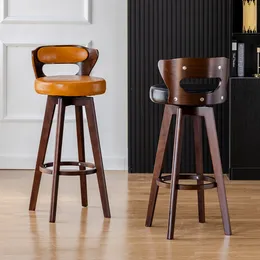 Projektant Vintage Nordic Stool Outdoor obrotowe krzesła restauracyjne nowoczesne luksusowe stituretes de bar kawiarni meble