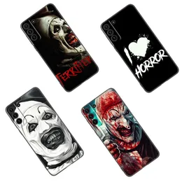 Horror Movie Terrifier Phone Case för Samsung Galaxy S23 S22 S21 S20 Ultra Fe S10e S10 Lite S9 S8 Plus S7 S6 Edge Black Cover Cover