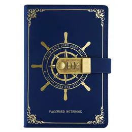 4colors of a5 notepad retro Sailor Rudder Notebbook с школьными принадлежностями в твердом переплете