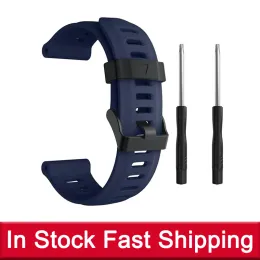 Straps Newest For Garmin Fenix 3 5X 5 Plus 3HR Replacement Sport Silicone Wrist Strap WatchBand Smart Accessories Strap In Stock Hot