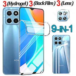 HD Camera Lens for Honor X6 Hydrogel Screen Protector for Huawei Honor x 6 6.5 "