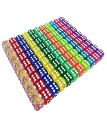 Dadi da gioco 12mm colore trasparente acrilico baitsluresstore digitale jllhkz8214571