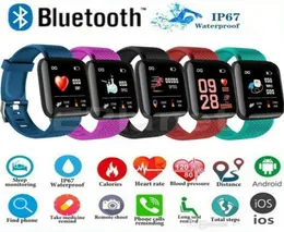 ID 116PLUS Y68 D20 WRISTBAND SMART BRACELET شاشة ملونة شاشة التتبع معدل ضربات القلب معدل ضربات الدم MONIT1760556