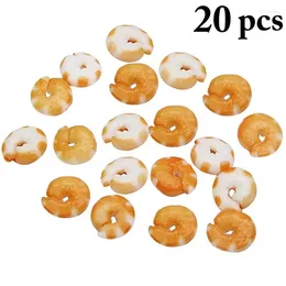 Decorative Flowers 20pcs Artificial Food Fake Realistic Shrimp Simulation Kids Toy Pography Props Home Decor