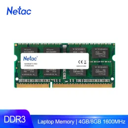 Rams netac ddr3 4GB 8GB 1600MHz ذاكرة جهاز الكمبيوتر المحمول CL11 204PIN DDR3L للدفتر 1.35V