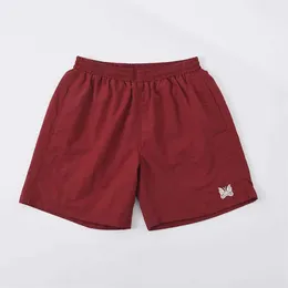 Men's Shorts Needles Sweatpants Nylon Waterproof Quick-drying Inner Mesh Butterfly Embroidery AWGE Shorts Long Pants Men Women J240409