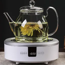 220V Electric Ceramic Fove Tea Maker Mini Electric Hot Plate 10 engrenagens Forno de aquecimento Furno de fogão a água Furno de retenção 1000W