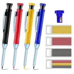 Multi-Pack-Tischler-Bleistift-Set mit 2,8-mm-Blei und eingebauter Spitzerbleistift Holzbearbeitung Holzfabrik Stationerie 240411