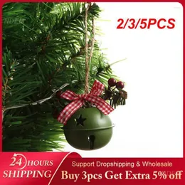 Party Supplies 2/3/5PCS Christmas Enhance The Festive Atmosphere Iron Decorations Small Bell Wide Applications 6 Colors