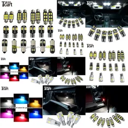 TCART Hot Sale 11pcs Kit di pacchetto LED interno gratuito per VW Golf 4 Accessori per la luce delle auto Lettura Luci interne