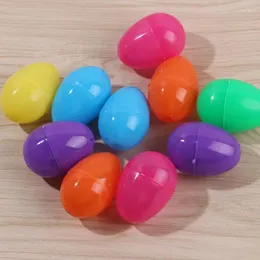 Decorazione per feste piene di pasquabili Easter Eggs Plastic Egg Candames Giocatto Gioco Regali decorazioni intrecciate