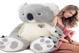 10080cm 큰 거인 Lia Koala 플러시 장난감 소프트 박제 코알라 베어 인형 장난감 아이 장난감 소녀 생일 선물 2111748077