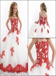 Rachel Allan 2020 Girl039s Sukienki kosmetyczne Sukienki świąteczne kulki imprezowe sukienka kwiat Kids Princess Outstandin8466639