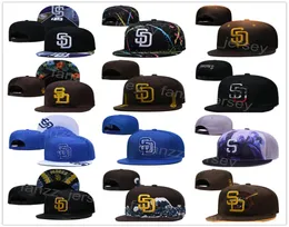 Sun Baseball Hip Hop Snapback Hats Leinwand angepasstes Caps Team Ball Sport Hat Verstellbarer Fernando Tatis Jr. Trent Grisham Jurickson Pro6263665