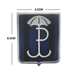 Polonia bandiera patch grom ricamata di badge shield a forma di militare emblema polacco Special force morale panno da combattimento abito da combattimento