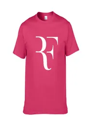 New Roger Federer RF Tennis T -Shirts Männer Baumwolle Kurzarm perfekt gedruckte Herren T -Shirt Mode männliche Sport -Oner -Größe T -Shize ZG75265592
