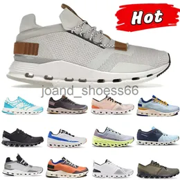 2024 com o logotipo original masculino, mulheres, tênis de tênis de sapatos de corrida formam sapatos Nova Monster x 5 Shif White Pearl Workout e Cross Cloudmonster Mens Outdoor Sports