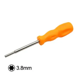 Chave de segurança de 3,8 mm + 4,5 mm Ferramenta de fenda Bit Gamebit para NGC /NES /N64 /SNES Felep Hiver Tool Fool Green Orange