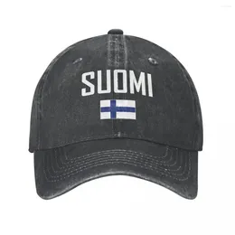 Caps de bola Men Baseball Cap Finland Suomi Bandu