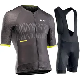Men's Cycling Suit Jersey Outfit Set Northwave Man Summer Clothing 2023 Sports Costume Bike Mountain Mtb Male Uniform Pro Shorts