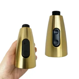 Ugello spruzzatore di spruzzatore di rubinetti in oro spazzolato G1/2 tira fuori doccia spray TAP TAP Accessorio Aeratore Ugello