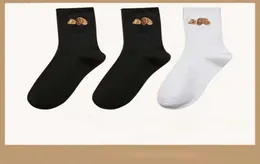 Socks Designer Sockury Palm Socks 2 Color Fashion Angel Women and Men Casual Pa Bear Bearball Football 3 Pairs Sock B3761709