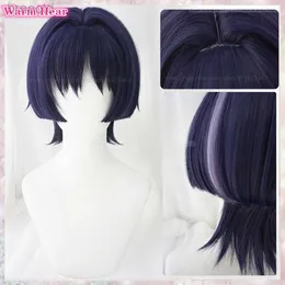 Аниме костюмы предварительно стиль парики Scaramouche Cosplay Wig Kunikuzushi Balladeer парики теплостойкие волосы парик косплей 240411