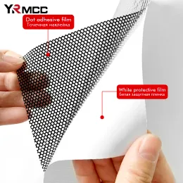 TINT AUTO TINT Film per perforazione Fly Eye Eye Privacy Film Film Film Light Adesivo Black Polka Dot Dot Office Glass