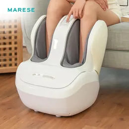 MARESE Electric Calf and Foot Massage Machine Vibration Shiatsu Air Compression Heat Rolling Kneading Leg Beauty Massager K16 240326