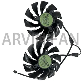 Kedja/gruvarbetare 2st/set PLD10015B12H T129215BU DIY GPU Cooler Fan för RX 64/56 Gaming 8G grafikkort, kan ersätta PLD10015S12H
