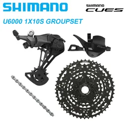 Shimano Cues 10S U6000 MTB 1x10 Speed Groupset 10V Shifter Maeilleur 10S 11-48T Kassette K7 4Kit Originalradteile